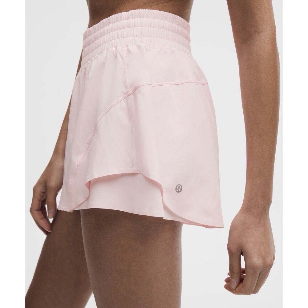 NWT Lululemon Shake It Out High-Rise Run Short 2.5" Swift Pink Pearl - Size M - Picture 4 of 4